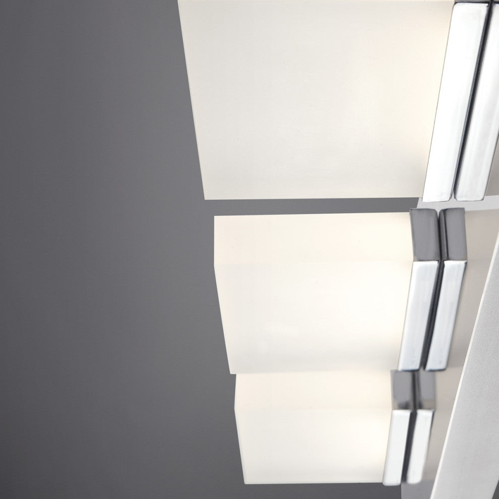 4 Light Contemporary Vanity, Chrome
