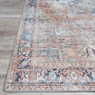 Couristan Pasha Antique Kashan Rust Area Rug, 5' X 8'