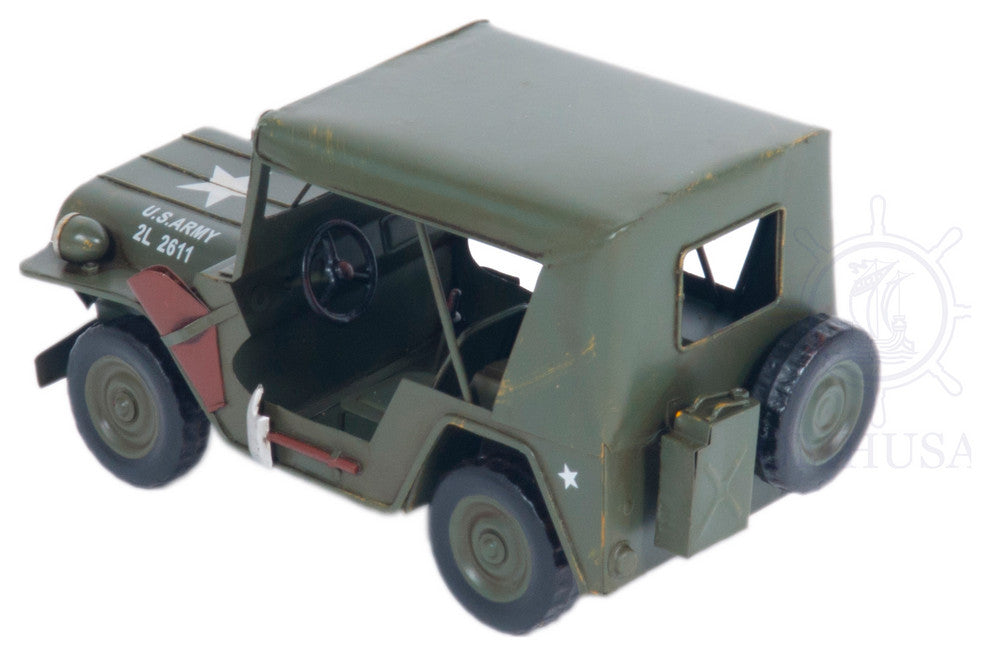 1940 Willys Quad Overland Jeep Model Car Metal