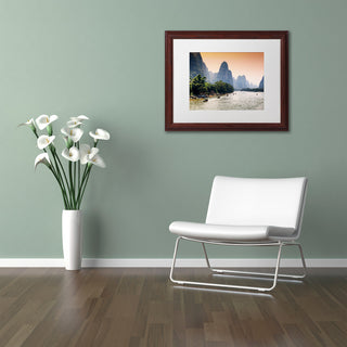 Philippe Hugonnard 'Li River' Art, Wood Frame, White Matte, 20"x16"