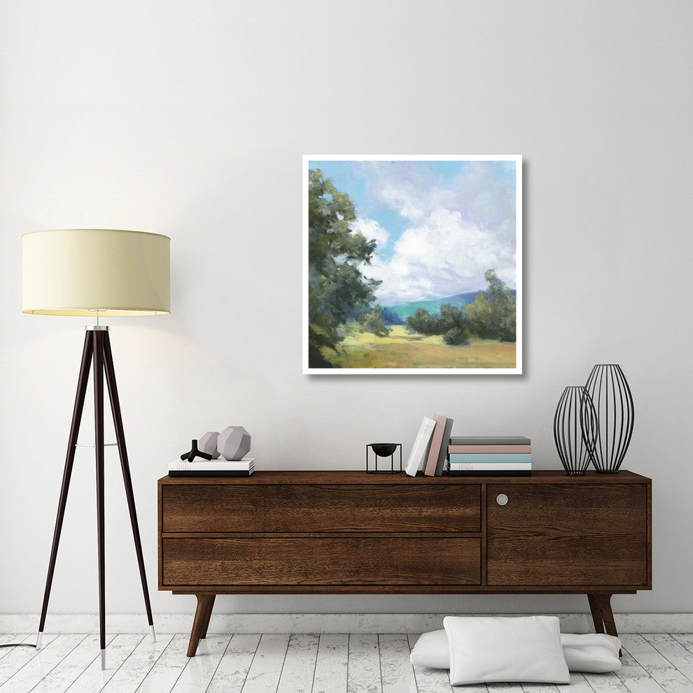 "Hedgerow I" Digital Paper Print by Julia Purinton, 38"x38"