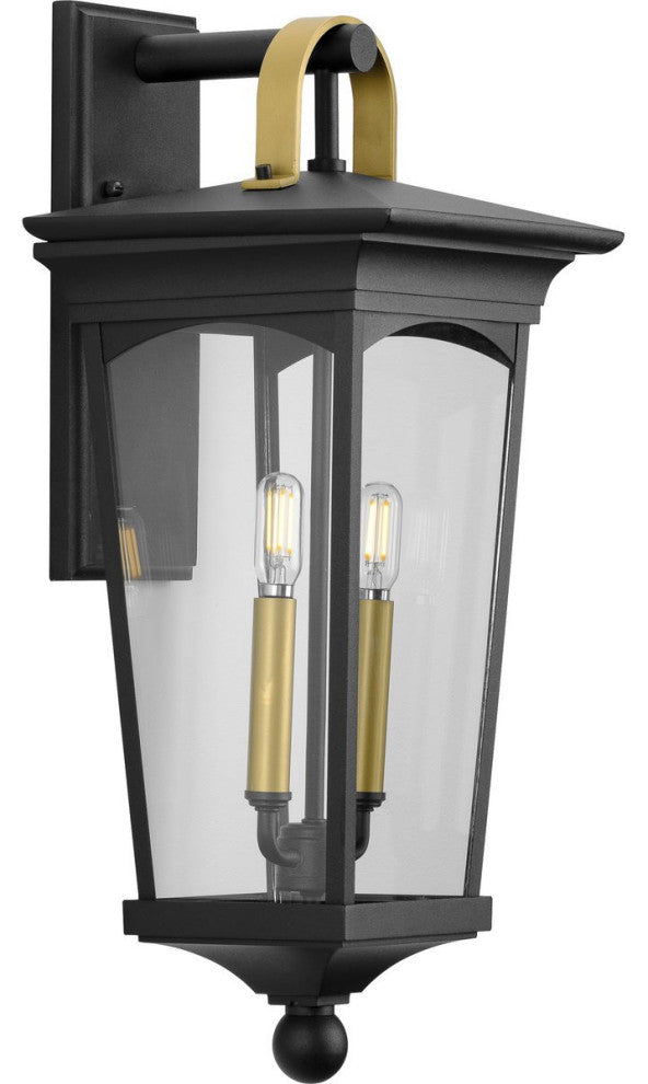 Chatsworth Collection Black 2-Light Medium Wall Lantern