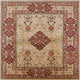 Ahgly Company Indoor Square Mid-Century Modern Area Rugs, 4' Square