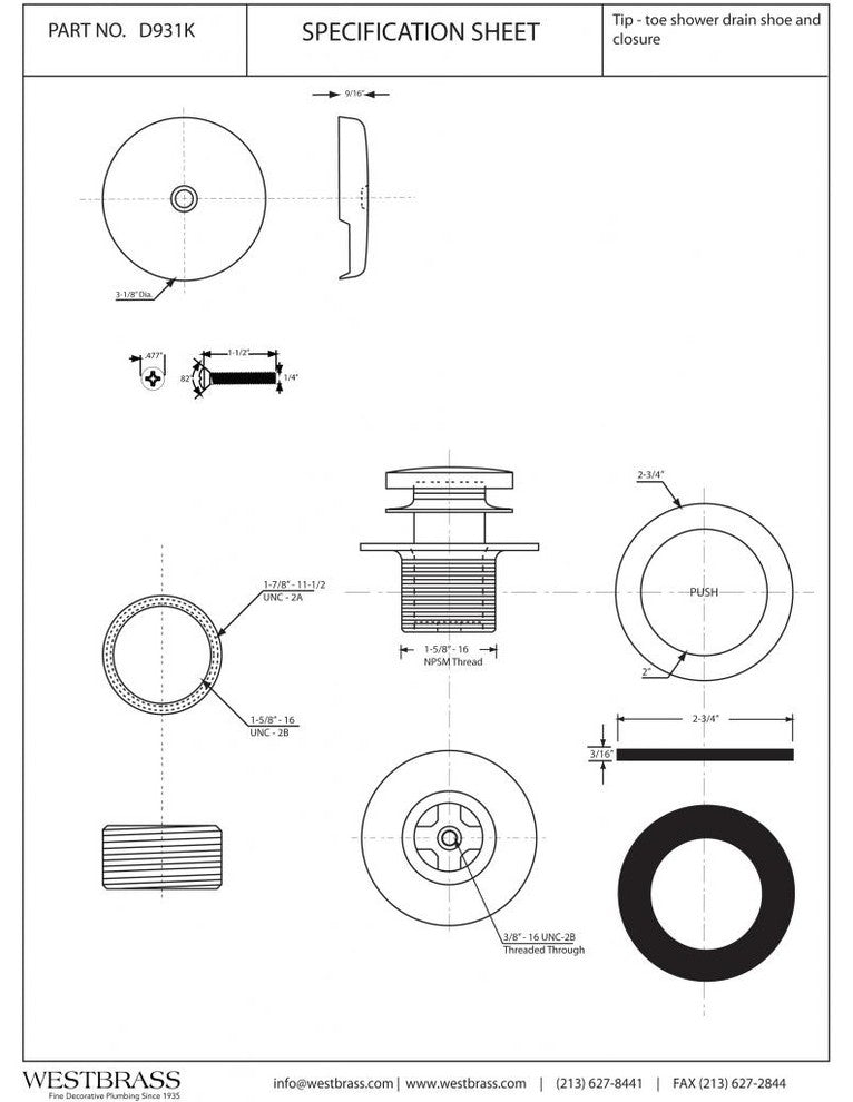 Tip Toe Universal Tub Trim With One-Hole Faceplate In Oil Rubbed Bronze