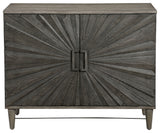 Uttermost Shield Gray Oak 2 Door Cabinet