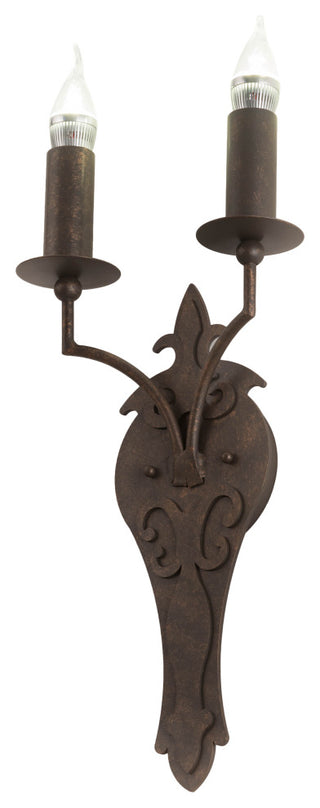 10 Wide Torsade 2 Light Wall Sconce