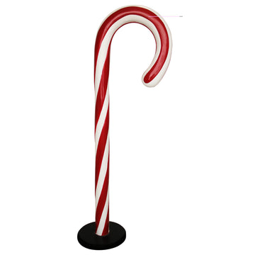5'' Candy Cane With Base