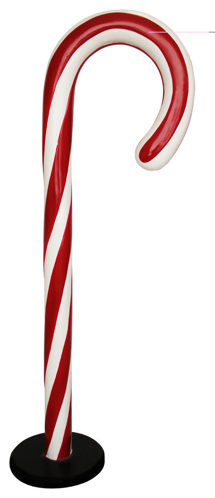 5'' Candy Cane With Base
