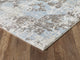 Abani Urbana URB130A Bohemian Distressed Silver and Light Blue Area Rug