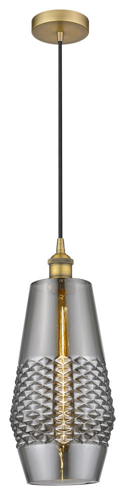 Innovations 616-1P-BB-G683-7-LED 1-Light Mini Pendant, Brushed Brass