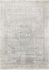 Viscose Acrylic Gemma Area Rug by Loloi, Silver/Multi, 7'7"x9'10"