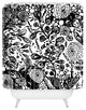 Julia Da Rocha Wild Bouquet Shower Curtain