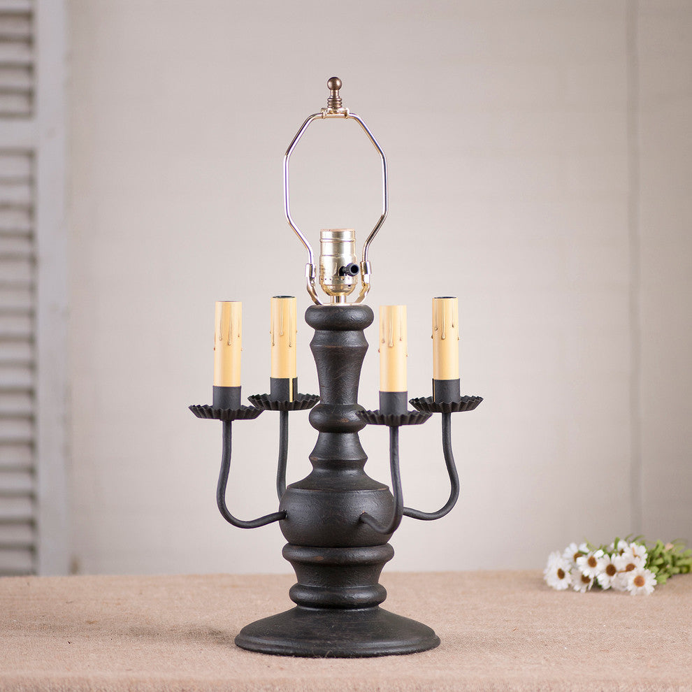 Cedar Creek Lamp Base, Black