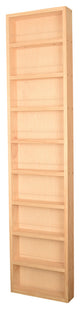 Citrus On the Wall Spice Rack 62"h x 14"w x 3.5"d, Unfinished