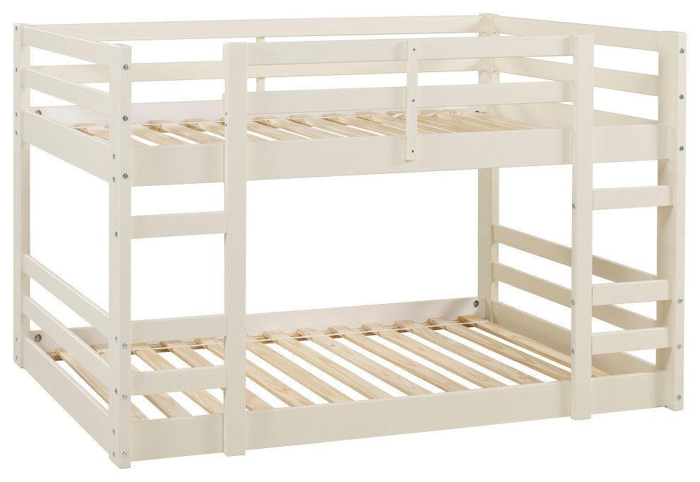 Low Wood Twin Bunk Bed - White