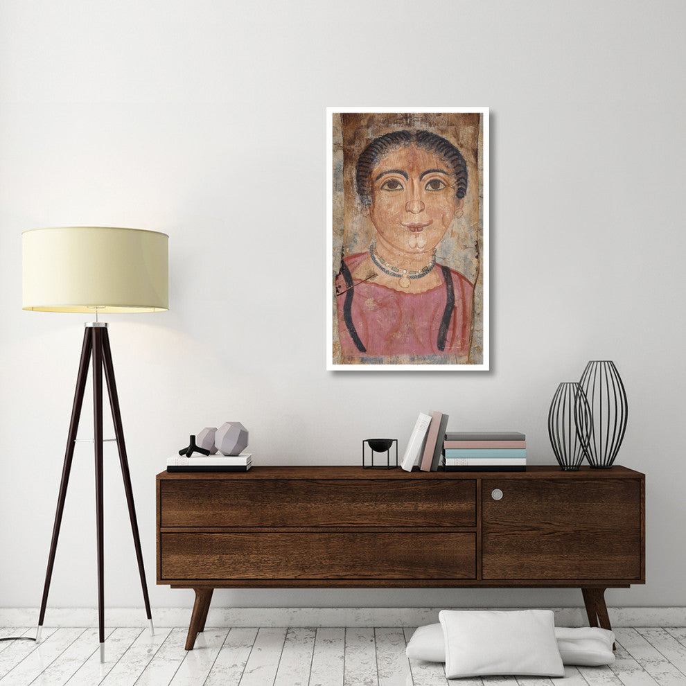 "Mummy Portrait of a Woman" Paper Art, 28"x46"