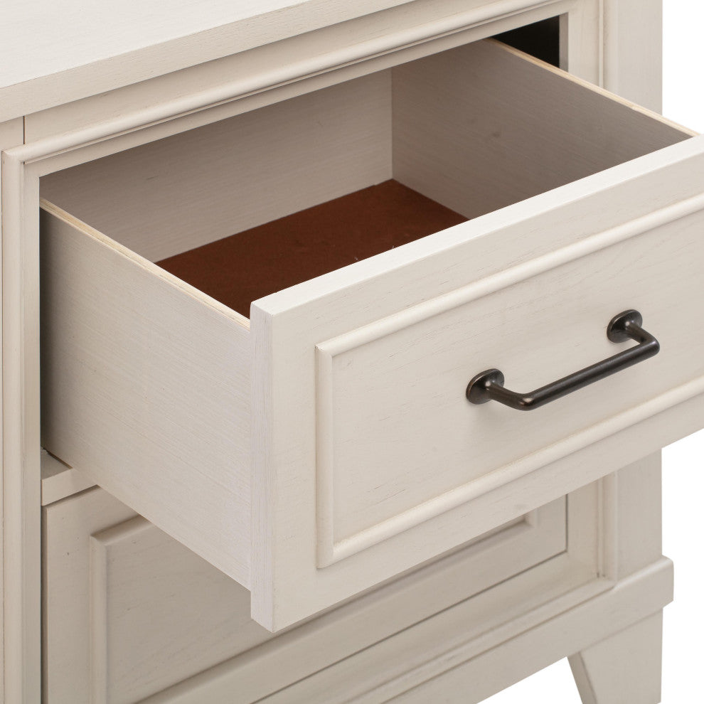 Montauk Weathered White Nightstand