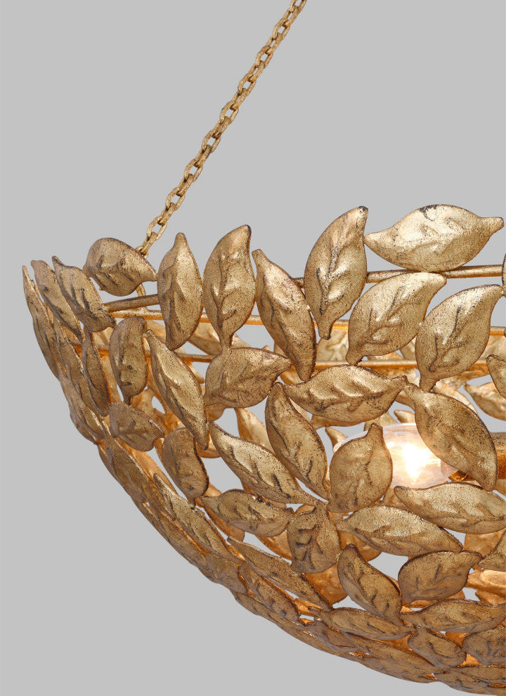 Kelan Large Pendant, Antique Gild