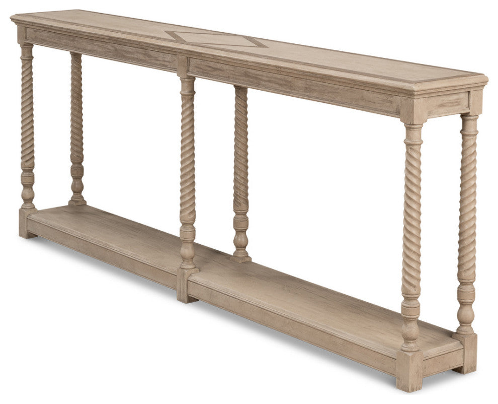 Neo Classic Pine Console Table