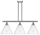 Innovations 516-3I-SN-GBC-124-LED 3 Light Island Light, Brushed Satin Nickel