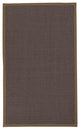Natural Area Rugs Big Sur Custom Sisal Rug, 12'' x 15'', Fossil Border