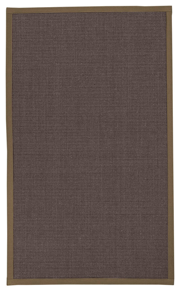 Natural Area Rugs Big Sur Custom Sisal Rug, 12'' x 15'', Fossil Border