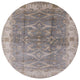 Ahgly Company Indoor Round Mid-Century Modern Area Rugs, 5' Round