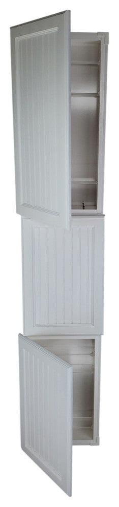 Chadwick Recessed White Enamel Medicine Cabinet 81h x 15.5w x 3.5d