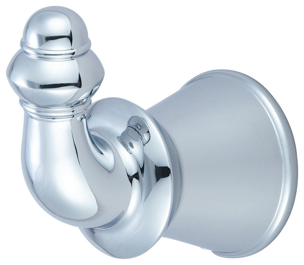 Del Mar Robe Hook, Polished Chrome