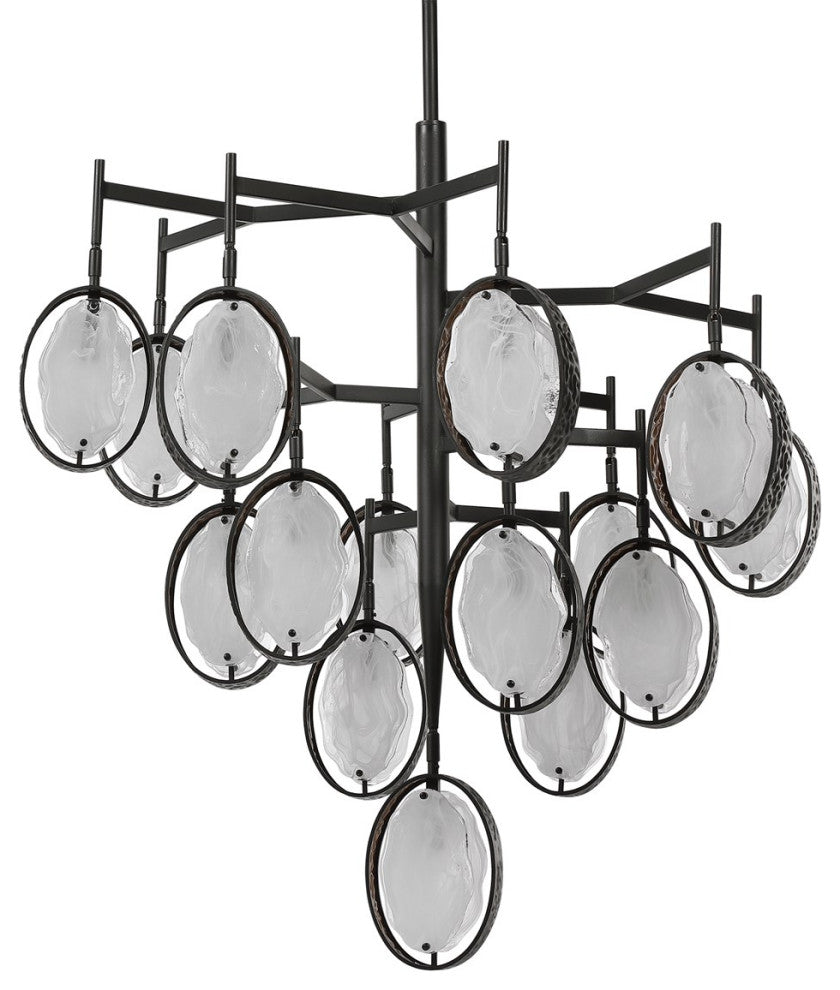 Uttermost Maxin 15 Light Large Bronze Chandelier 21344