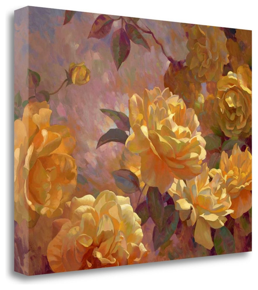 "Golden Glow" By Emma Styles, Giclee Print on Gallery Wrap Canvas, Ready to Hang