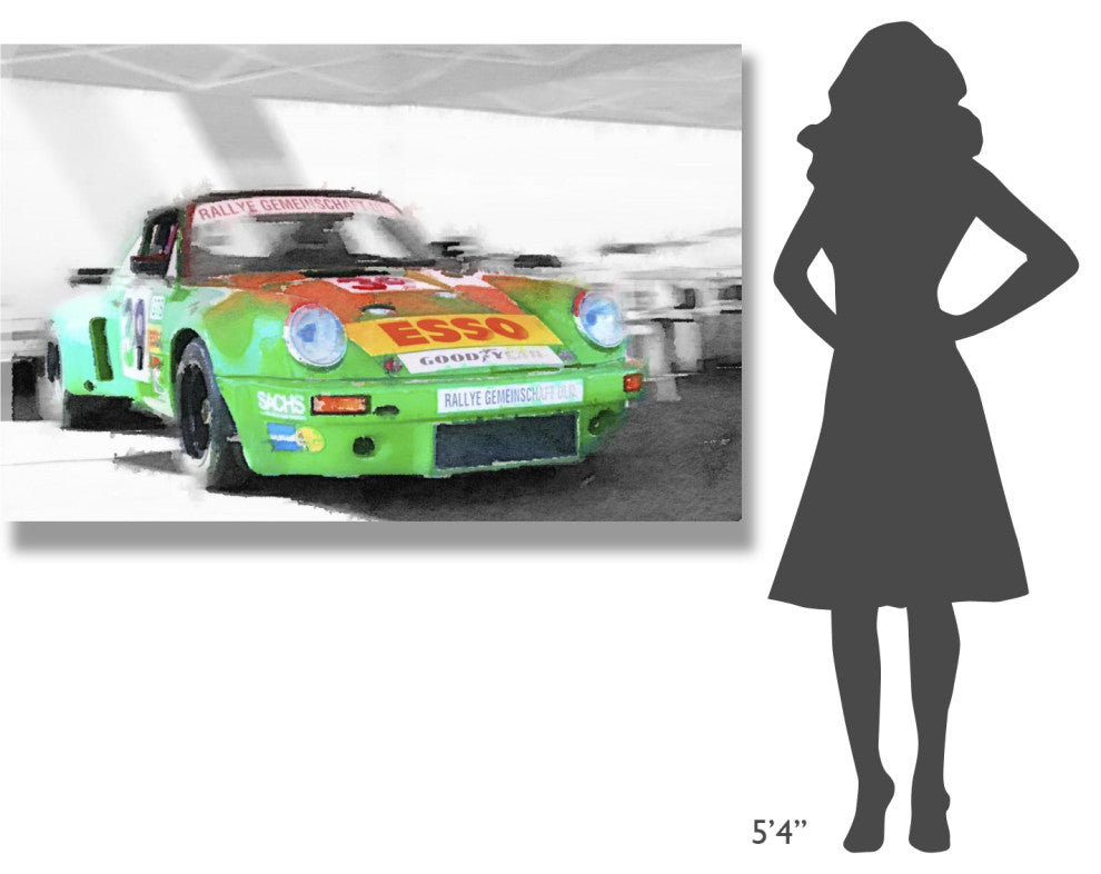 "Porsche 911 Turbo Watercolor" Fine Art Print