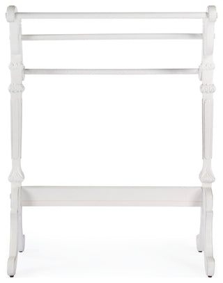 Butler Specialty Company Newhouse Solid Wood Blanket Stand - White