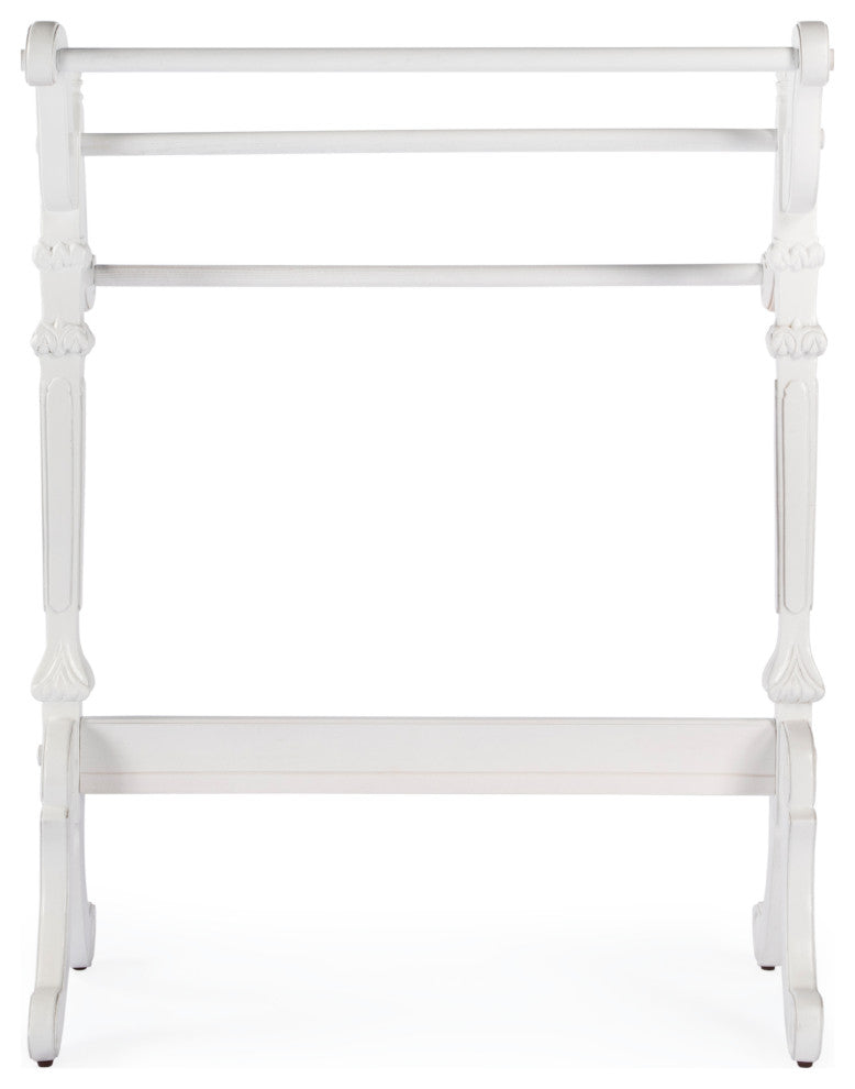 Butler Specialty Company Newhouse Solid Wood Blanket Stand - White