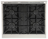 KUCHT Pro-Style 30" 4.2 cu. ft. Range Custom, Black Rose, Natural Gas