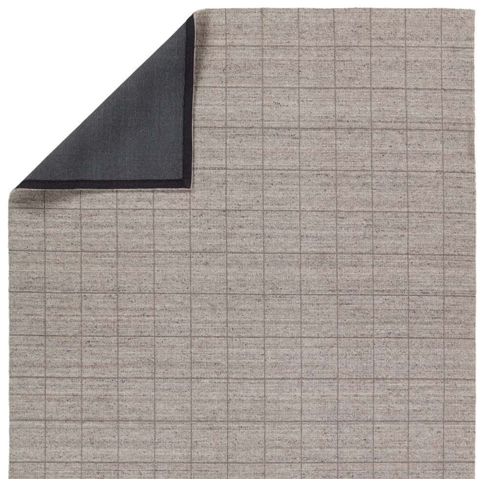 Jaipur Living Club Handmade Striped Gray/ Taupe Area Rug 10'X14'