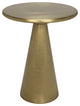 Cassia Side Table, Antique Brass