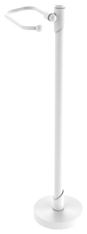 Tribecca Free Standing Toilet Tissue Holder, Matte White