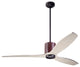 LeatherLuxe Fan, Bronze/Choc., 54" Whitewash Blade, Wall/Remote Control