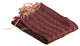 Maroon and Teal Silk Kantha Throw
