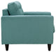 Modern Laguna Empress Armchair and Sofa, 2-Piece Set