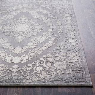 Tibetan Updated Traditional Camel, Charcoal Area Rug, 2'x3'