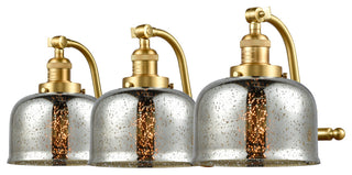 Innovations 515-3W-SG-G78-LED 3 Light Bath Vanity Light, Satin Gold