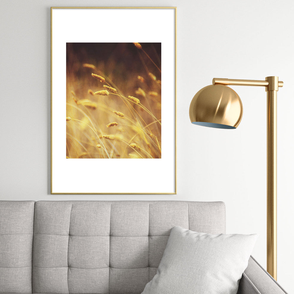 Shannon Clark Amber Metal Framed Art Print