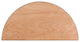 "Les" Half Round Folding Table