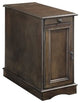 Benzara BM122810 Lilith I Transitional Style Side Table, Gray