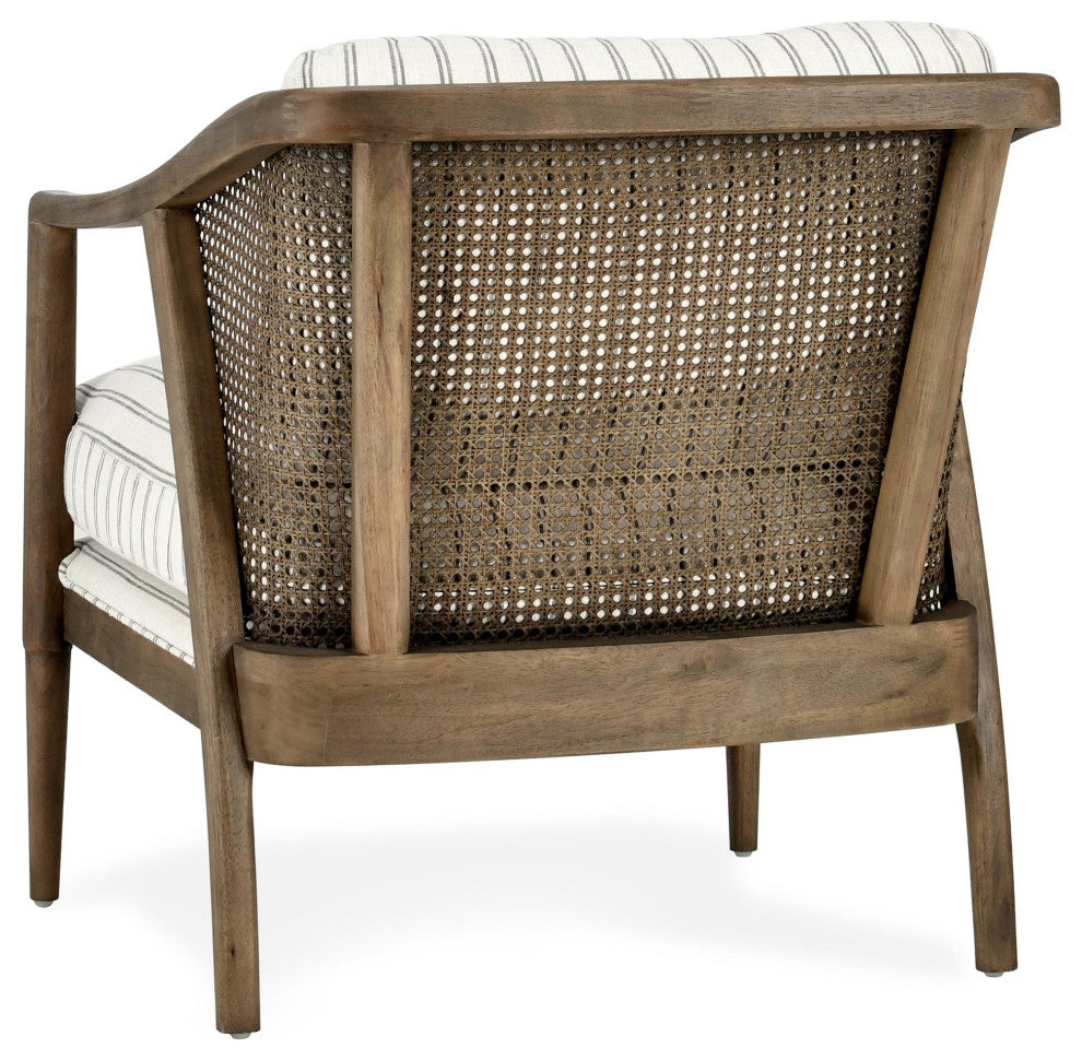 Cody Accent Chair by Kosas Home, White Navy Stripe
