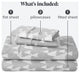 Bare Home Cotton Flannel Sheet Set, Shenandoah, Queen