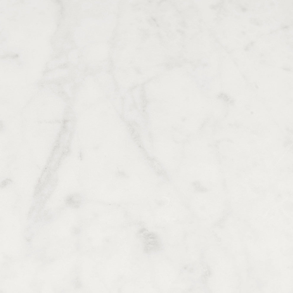 Carmelo 15" Round Marble and Wood Serving Board