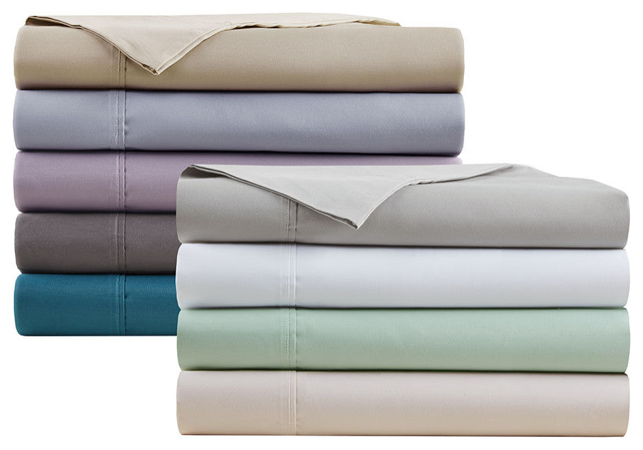 Beautyrest 600 Thread Count Cooling 4-Piece Sheet Set, Seafoam Green, Full